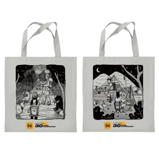 【BUFF】30週年紀念帆布袋(BUFF/30週年/帆布/萬用袋/上學包)