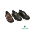 【GREEN PINE】復古女紳鬆高厚底鞋黑色(00852191)