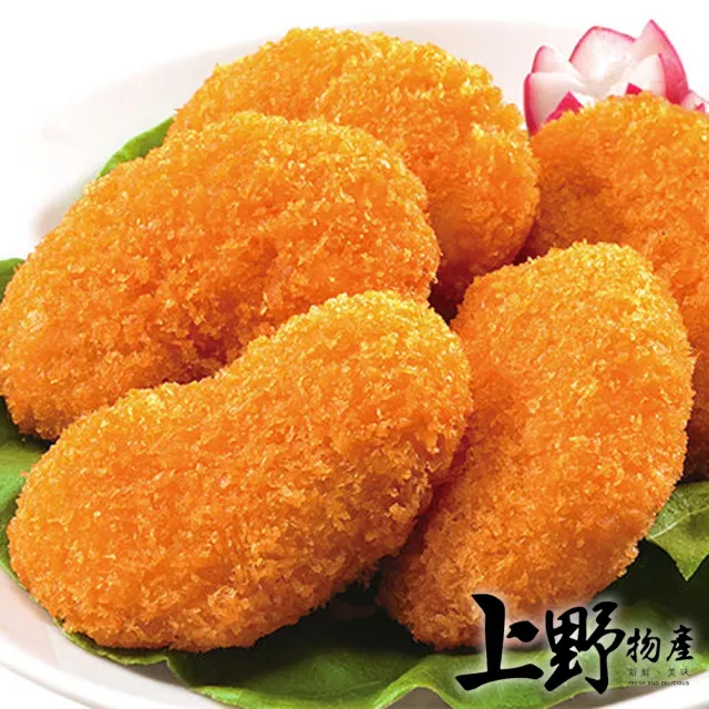 【上野物產批發館】日式蝦排(5片1包. 400g±10%/ 日式/炸物/點心/海鮮/花枝/蝦仁)