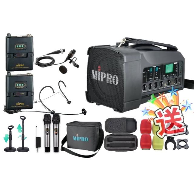 【MIPRO】MA-100D雙頻5.8G無線喊話器擴音機(手持/領夾/頭戴街頭藝人學校教學會議場所/音響設備)