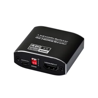 【TOWNWARD 大城科技】HDMI 2.0 一進二出 分配器 4K 60Hz HDR(電視 電腦 1進2出 型號: HSP-2712)