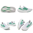 【adidas 愛迪達】慢跑鞋 Ultraboost Light W 女鞋 白 綠 Boost 緩震 襪套 運動鞋 愛迪達(HQ6350)