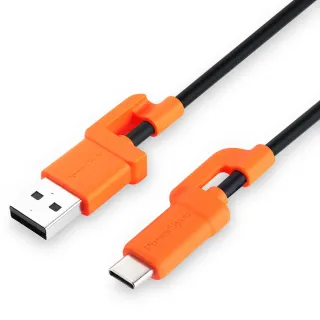 【PowerSync 群加】USB A to Type C 快充傳輸線/1M(C2A-CB010)