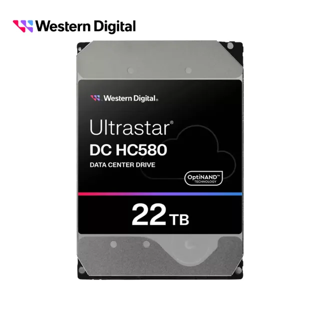 【WD 威騰】Ultrastar DC HC580 22TB 3.5吋企業級硬碟(0F62785)