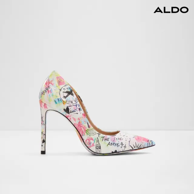 【ALDO】STESSY2.0-百搭尖頭細跟高跟鞋-女鞋(花紋色)