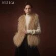 【JESSICA】高雅華麗百搭保暖皮草背心J35901