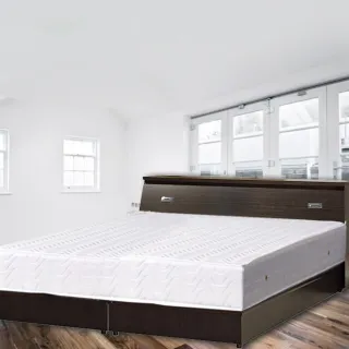 【品生活】經典二件式房間組2色可選-單人加大3.5尺(床頭+床底-6分板)