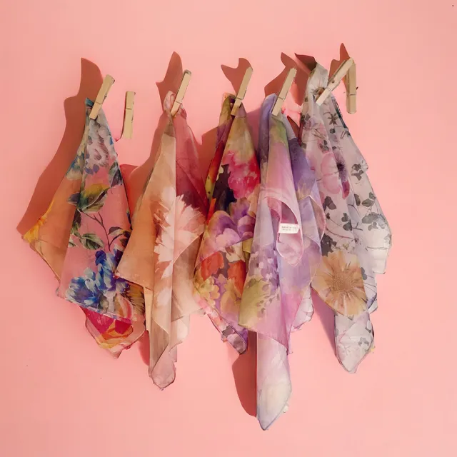 【iTa.a】100%義大利制造二合一絲巾禮盒組(40×160cm長方巾＋53×53cm小方巾－Aa18)