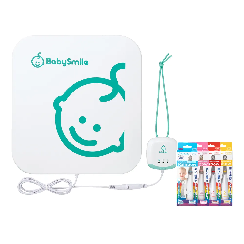 【日本BabySmile】BabyAlarm E-201 嬰兒呼吸動態監測器 + S-204電動牙刷x1(活動組合特惠賣場)