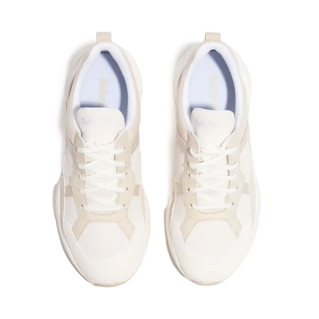 【Timberland】女款白色低筒休閒鞋(A42HQL77)