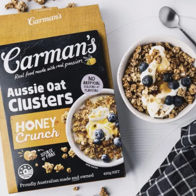 【澳洲 Carmans】蜂蜜脆穀塊(450g/盒)