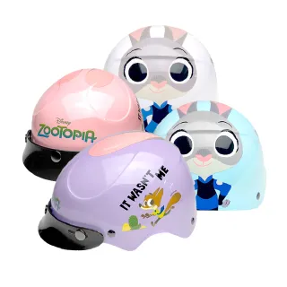 【EVO】兒童 1/2罩式雪帽 Judy兔 動物方城市(原廠 卡通 幼兒安全帽 正版授權)
