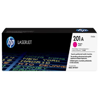 【HP 惠普】LaserJet  201A 洋紅色碳粉匣(CF403A)