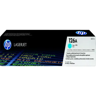 【HP 惠普】LaserJet 126A 青綠色原廠碳粉匣(CE311A)