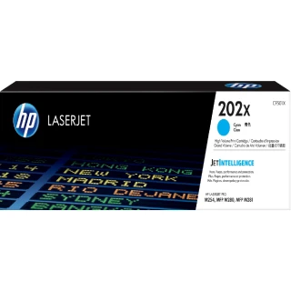 【HP 惠普】LaserJet 202X 高列印量青色原廠碳粉匣(CF501X)