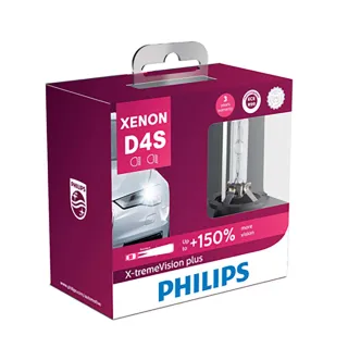 【Philips 飛利浦】PHILIPS 飛利浦HID 4800K 氙氣車燈 增亮150% D4S兩入裝 公司貨