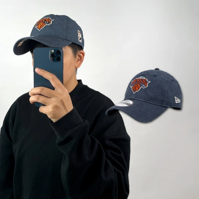 NEW ERA 棒球帽 NBA Fantasy 藍 橘 940帽型 可調式帽圍 紐約尼克 NYK 老帽 帽子(NE13957182)