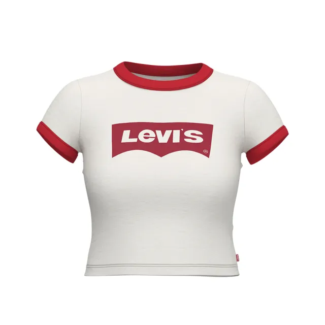 LEVIS】女款Mini短版短袖Tee恤/ Batwing LOGO 人氣新品A3523-0061