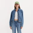 【LEVIS 官方旗艦】女款 拉鍊式牛仔外套 / 短版丹寧  熱賣單品 A7192-0000