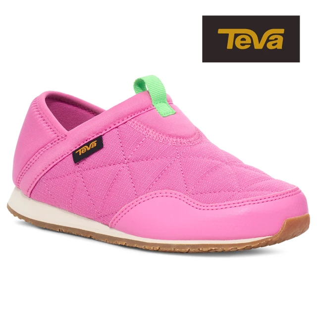 TEVA 大童 兩穿式防潑水菠蘿麵包鞋/休閒鞋/懶人鞋/童鞋 ReEmber 原廠(超級粉 TV1135290YSRPNK)