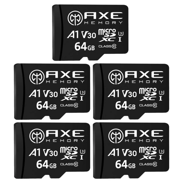 AXE MEMORY MicroSDXC 64GB*5入組 