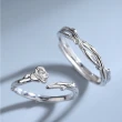 【MoonDy】情侶戒指 對戒 純銀戒指 小眾飾品 素圈戒指 情侶禮物 送女生 情侶對戒 男生戒指 百搭戒指