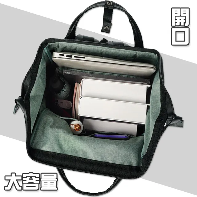 【WHOSE BAG】Taurus大開口高防水男後背包 NO.WB006(電腦後背包 女後背包 女側背包 男側背包)