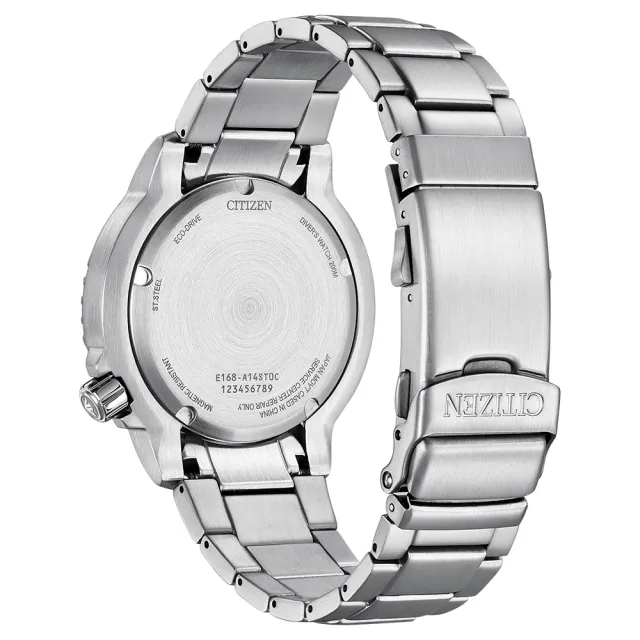 【CITIZEN 星辰】PROMASTER 200米光動能潛水錶-冰藍色 男錶 手錶 畢業 禮物(BN0165-55L)