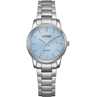 【CITIZEN 星辰】PAIR系列 光動能時尚女錶 27.5mm(EW2318-73L)