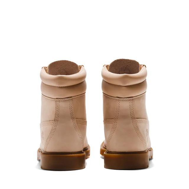 【Timberland】女款淺米色防水六吋靴(A5N35DR1)