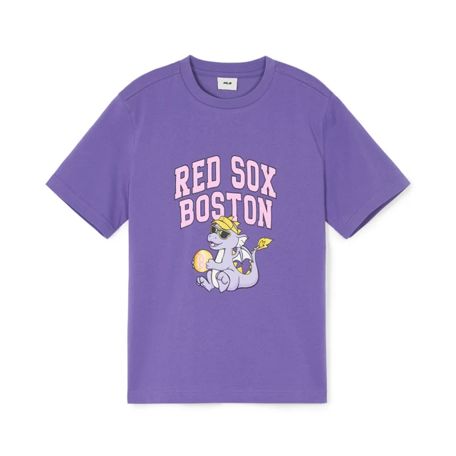 MLB 童裝 長袖T恤 波士頓紅襪隊(7ATSB0141-4