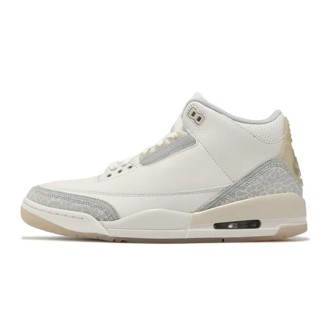 NIKE 耐吉】Air Jordan 3 Retro Craft Ivory 男鞋米白爆裂紋3代休閒鞋