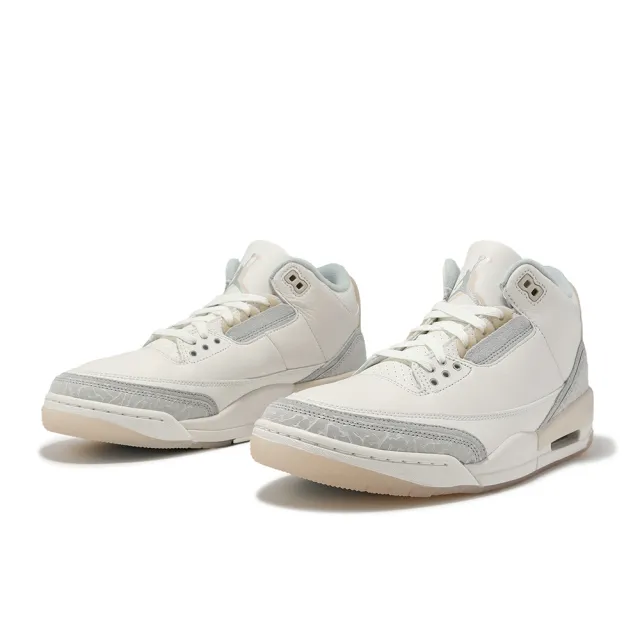 NIKE 耐吉】Air Jordan 3 Retro Craft Ivory 男鞋米白爆裂紋3代休閒鞋