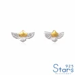 【925 STARS】純銀925個性立體老鷹造型耳環(純銀925耳環 立體耳環 老鷹耳環)