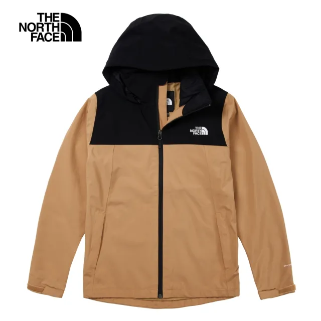 【The North Face 官方旗艦】機車族首選-連帽衝鋒衣外套-防水/透氣/防風/抗寒(多款任選)