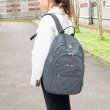 【OMC】纖美大容量旅行休閒後背包23420(附胸扣-黑色)