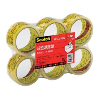 【3M】Scotch 超透明封箱膠帶 （3036S－6）　(膠帶)