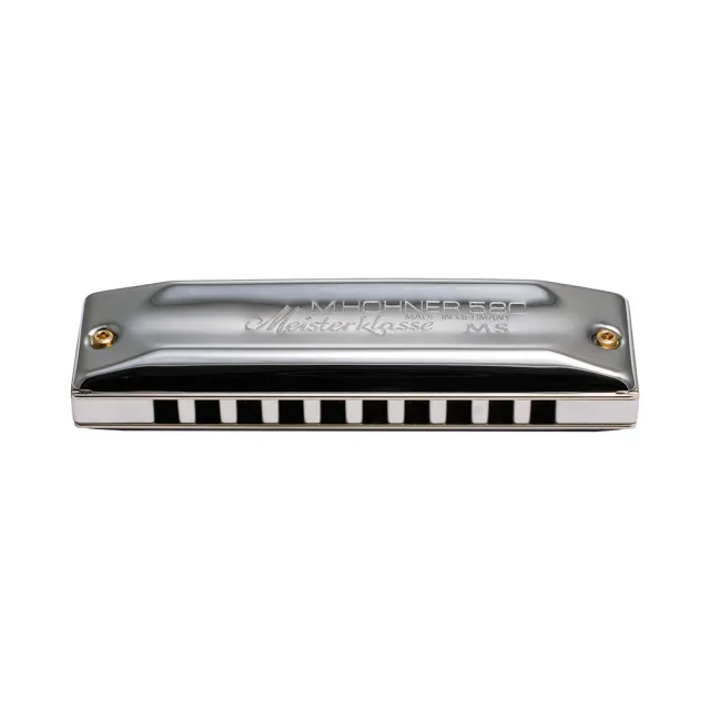 【Hohner和來】MS-Series Meisterklasse 580/20 十孔口琴(HOHNER 唯一金屬琴身十孔口琴)