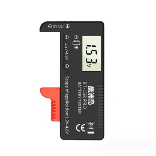 【WIDE VIEW】1.2-4.8V電池電量檢測儀(電量檢測器 電壓測量器 電池電壓 測電儀/BT-168PRO)