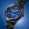 【CITIZEN 星辰】夜川月限定款 xC系列 電波對時 鈦金屬 光動能 月相腕錶 禮物推薦 畢業禮物(EE1007-75L)