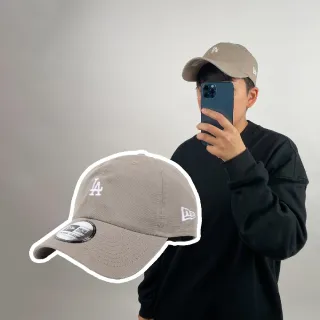 【NEW ERA】棒球帽 Casual Classic MLB 棕 白 可調式帽圍 洛杉磯道奇 LAD 老帽 帽子(NE14147988)