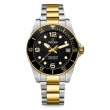 【TITONI 梅花錶】海洋探索 SEASCOPER 600 陶瓷錶圈 天文台認證 機械腕錶(83600SY-BK-256 黑金)