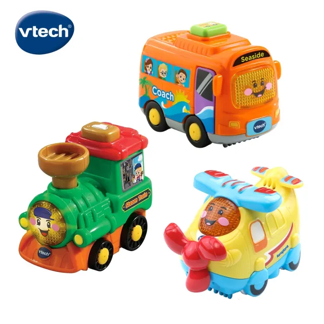 【Vtech】嘟嘟聲光互動小車(多款任選)