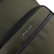 【Michael Kors】簡約浮雕LOGO帆布拼接休閒旅用包後背包(橄欖綠)