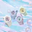 【CASIO 卡西歐】BABY-G 未來風設計 夢幻色彩雙顯腕錶 禮物推薦 畢業禮物(BGA-320FH-3A)