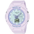 【CASIO 卡西歐】BABY-G 未來風設計 夢幻色彩雙顯腕錶 禮物推薦 畢業禮物(BGA-320FH-4A)