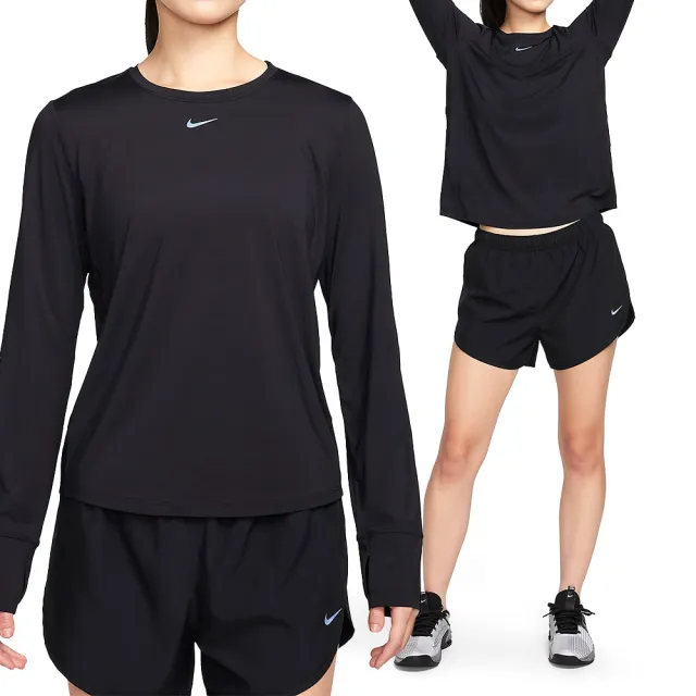 【NIKE 耐吉】AS W NK One Classic DF LS Top 女款 黑色 上衣 長袖 FN2802-010