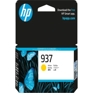 【HP 惠普】官方直營 937 黃色原廠墨水匣(4S6W4NA)(OfficeJet Pro 9110/9120/9130/9720/9730)