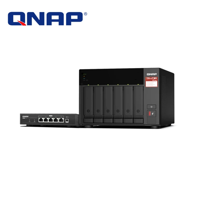 QNAP 威聯通 TS-673A-SW5T 6Bay 網路儲存伺服器