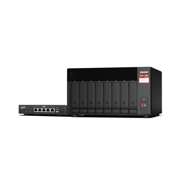 【QNAP 威聯通】TS-873A-SW5T 8Bay NAS 網路儲存伺服器